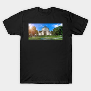 The Romanian Athenaeum in Bucharest, Romania T-Shirt